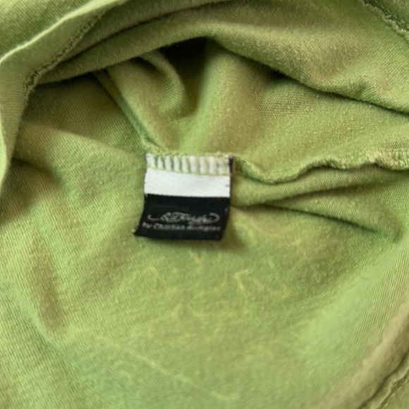 Authentic by Christian Audigier ED HARDY Tattoo love kills slowly Y2K crewneck - Picture 7 of 12